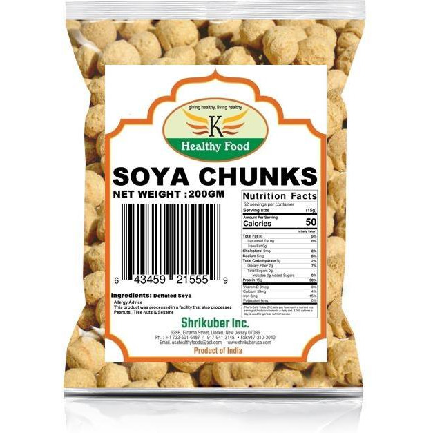 SOYA CHUNKS 200GM