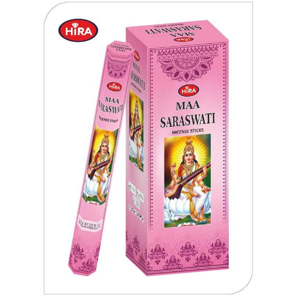 SARASWATI MAA INCENSE STICKS PACKET (6 ROLLS/120STICKS)