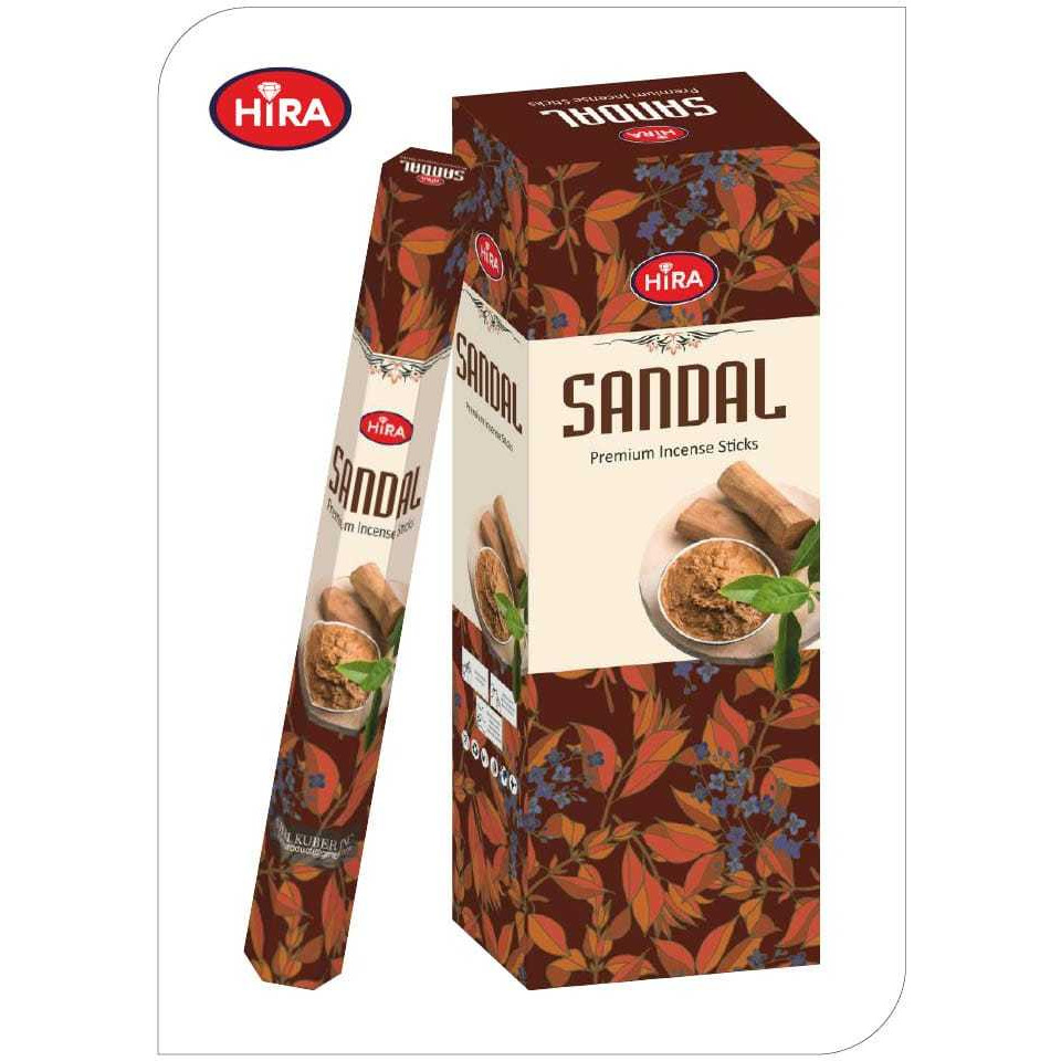 SANDAL INCENSE STICKS PACKET (6 ROLLS / 120 STICKS)