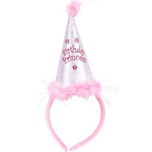 Birthday Princess Party Hat Headband 10.5 inch x 7 inch