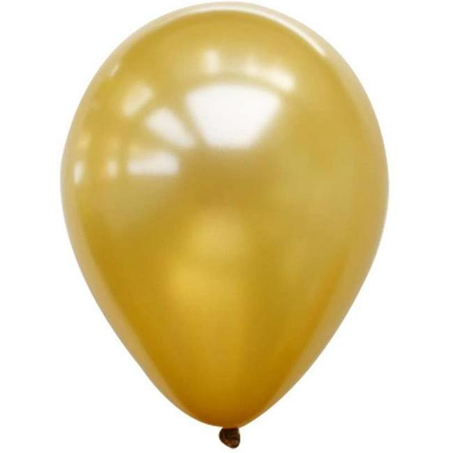 100 PC Golden Balloons 12 inch,Gold Balloons bulk with premium quality latex for Helium or Air use,Birthday Party Supplies