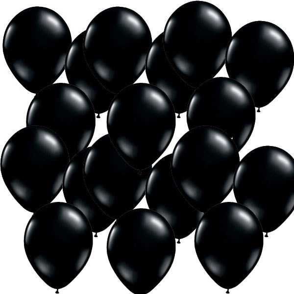100 PC Black Balloons 12 inch,Black Balloons bulk with premium quality latex for Helium or Air use,Birthday Party Supplies