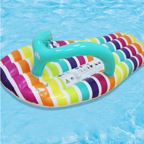 Wanna Party Giant Inflatable Rainbow Flip Flop Slipper Pool Float for Adults Kids Pool Party Outdoor Vacation Beach Swimming Loungers 5.5feet x2. 5 feet