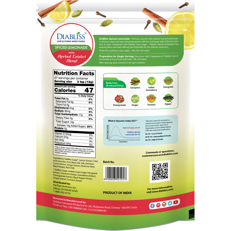 Spiced Lemonade Drink Mix