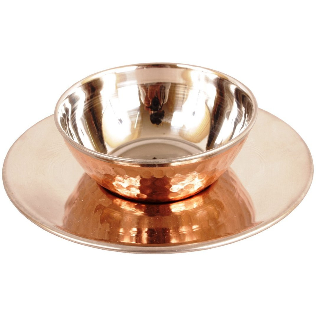 IndianArtVilla Arabian Bowl with Underliner 10 Oz