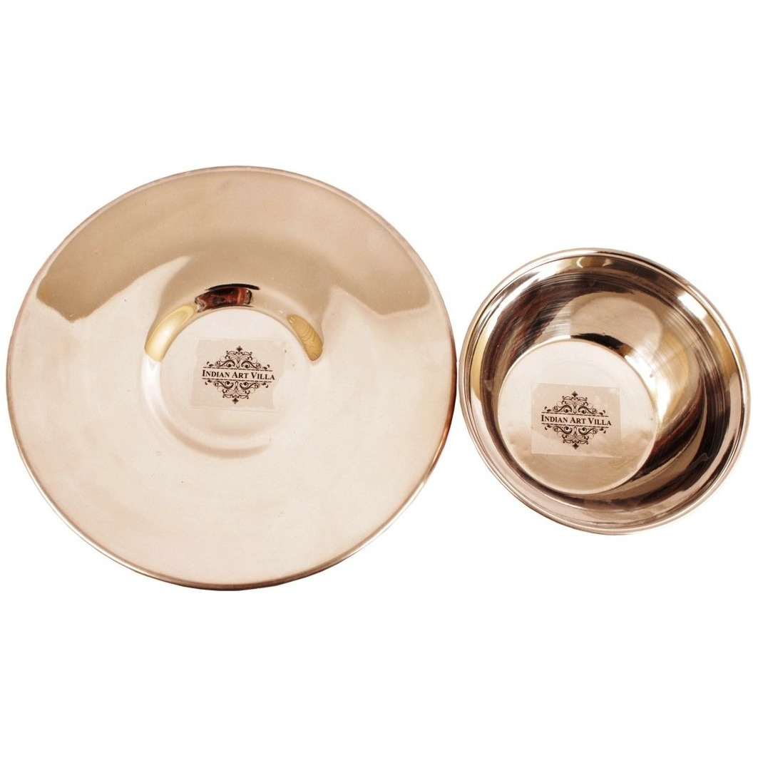 IndianArtVilla Arabian Bowl with Underliner 10 Oz