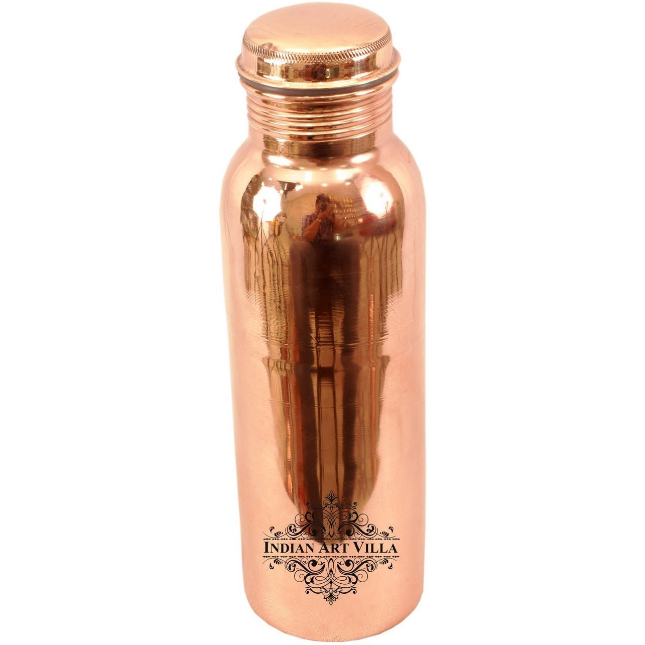 IndianArtVilla Copper Leak Proof Bottle 21Oz