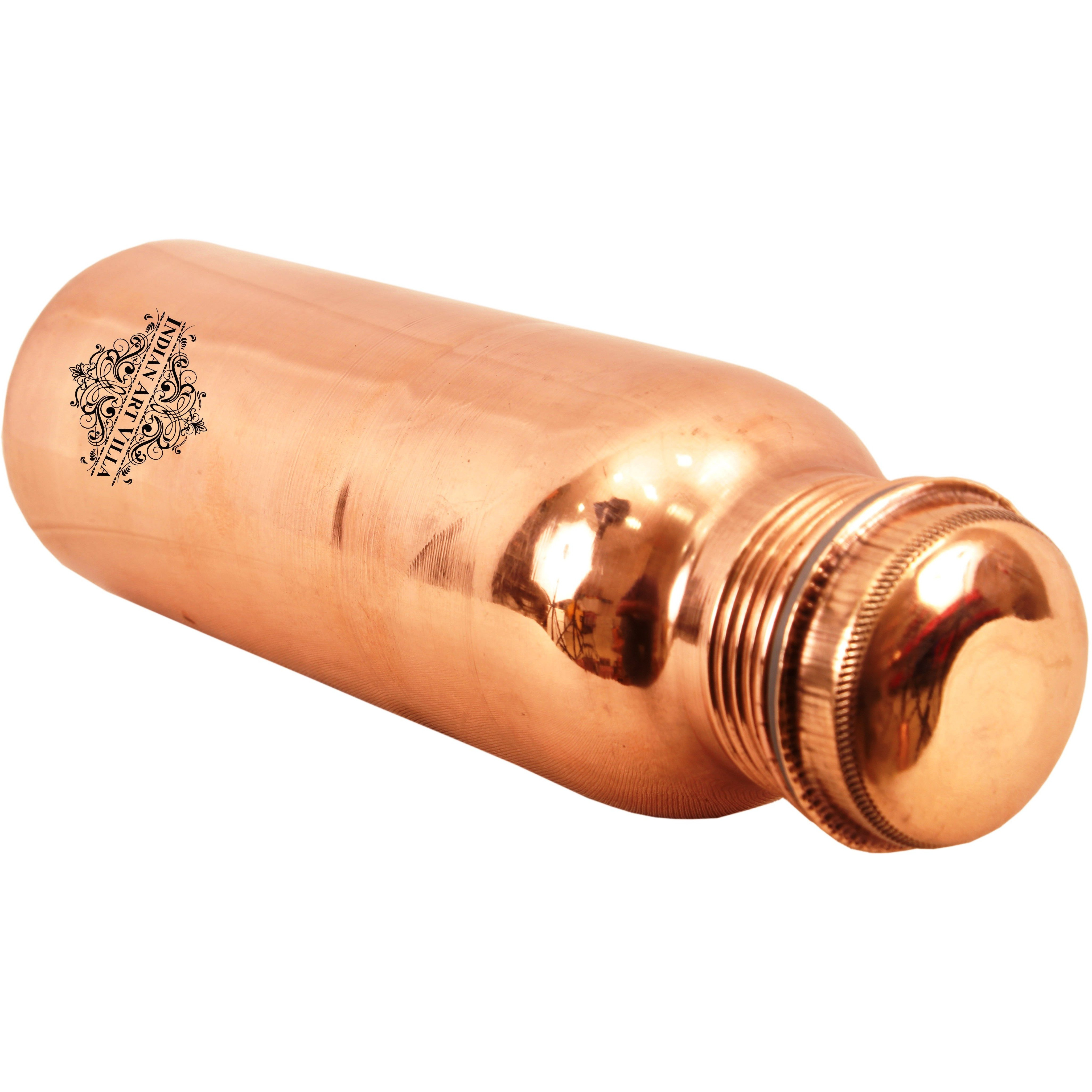 IndianArtVilla Copper Leak Proof Bottle 30Oz