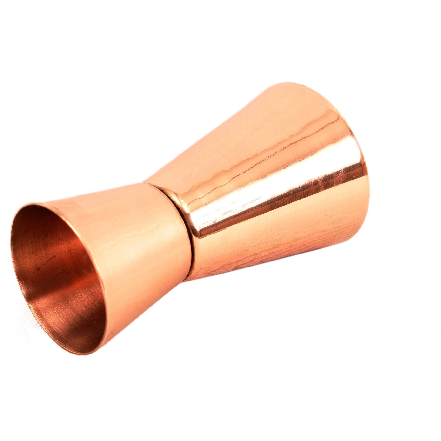Indian Art Villa Copper Shot Jigger Tumbler 1.69 Oz