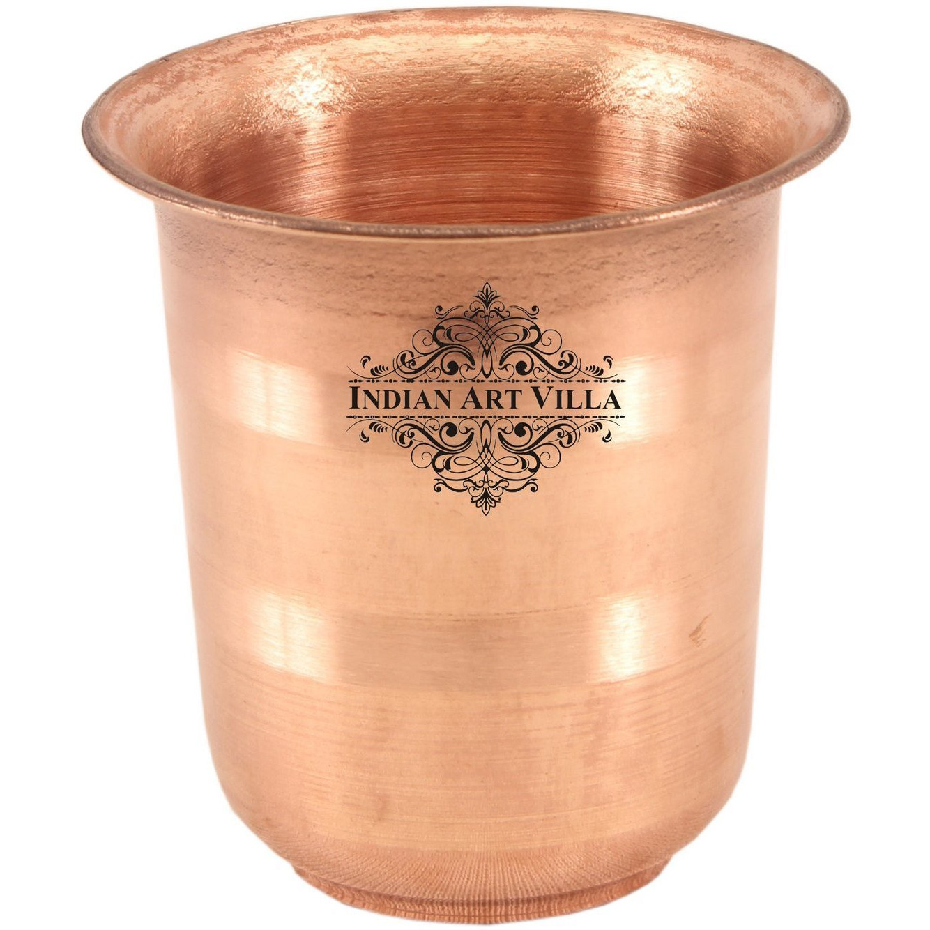 IndianArtVilla Copper Small Pooja Kids Glass Tumbler Cup 4 OZ each