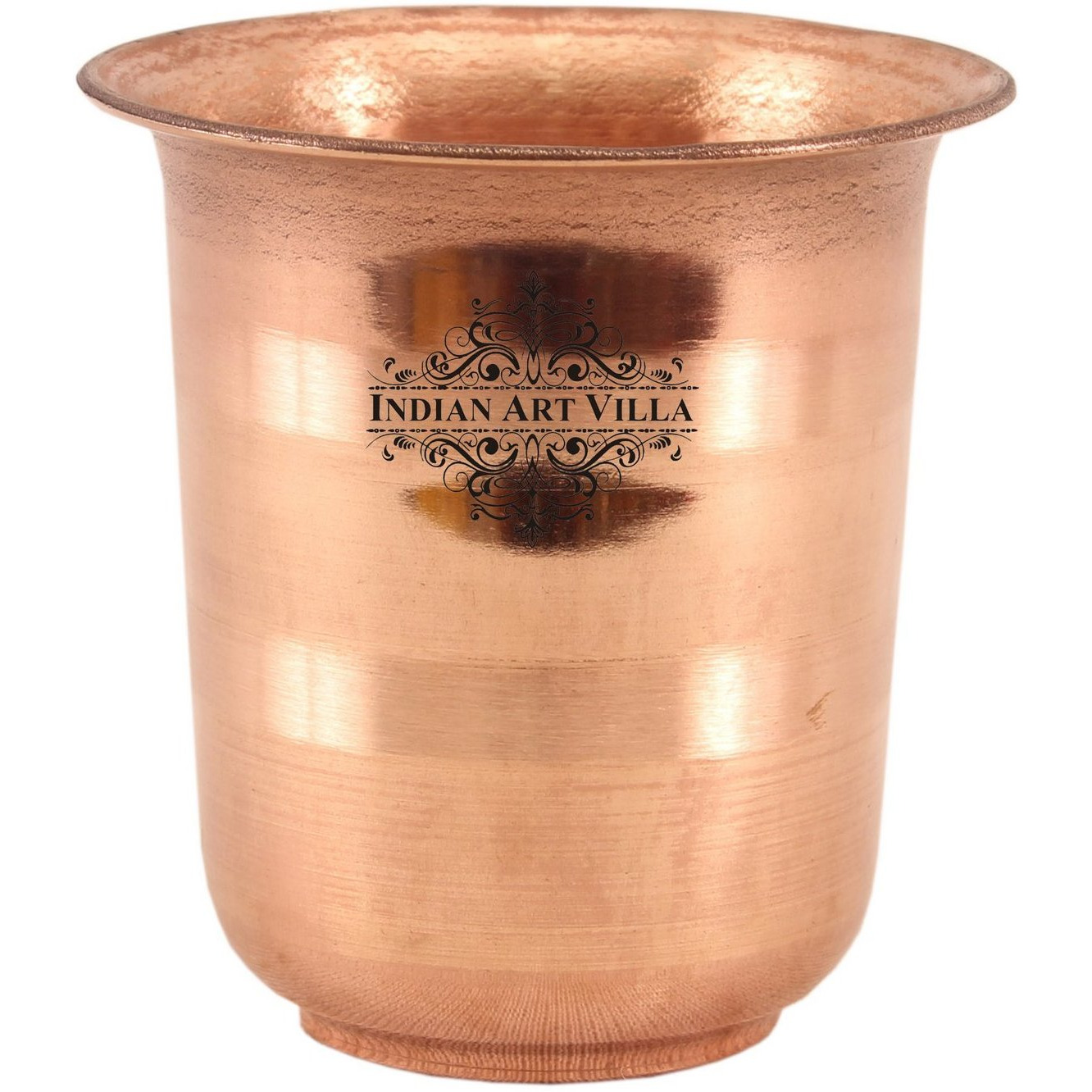 IndianArtVilla Copper Small Pooja Kids Glass Tumbler Cup 4 OZ each