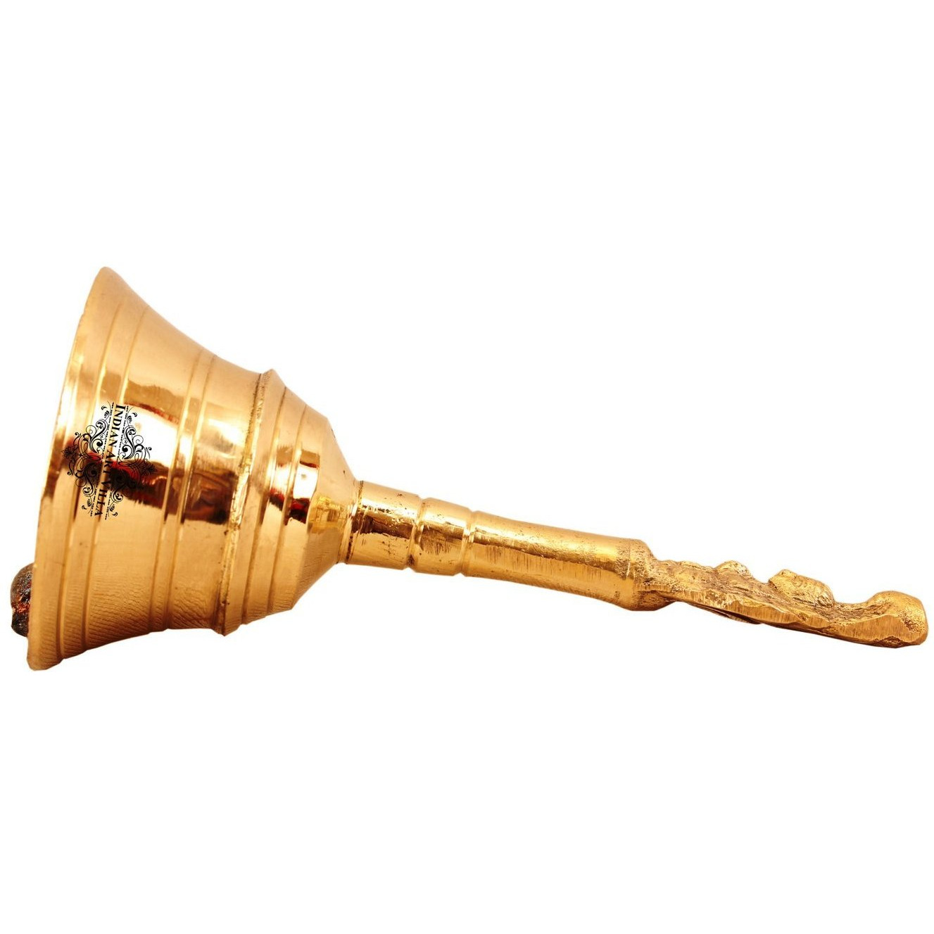 IndianArtVilla Brass Designer Ghanti Bell  Temple Poojan  Home Hotel