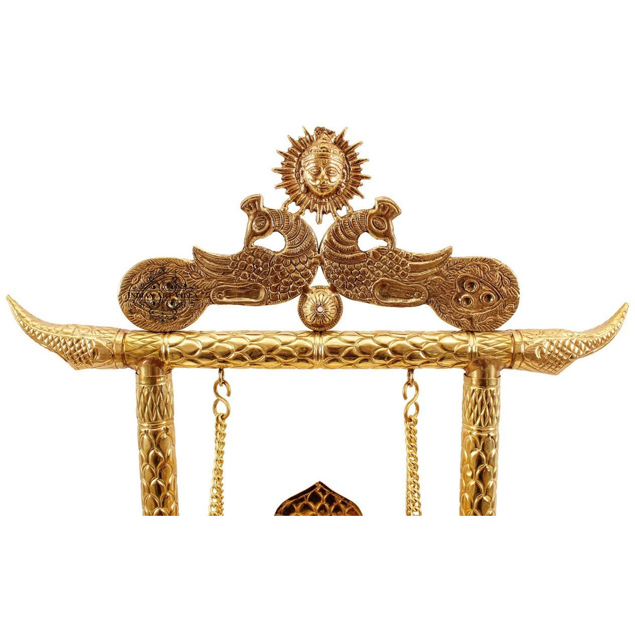 IndianArtVilla 18.5 X13.5  Unique Hindu Religious Lord Krishna Swing Jhula