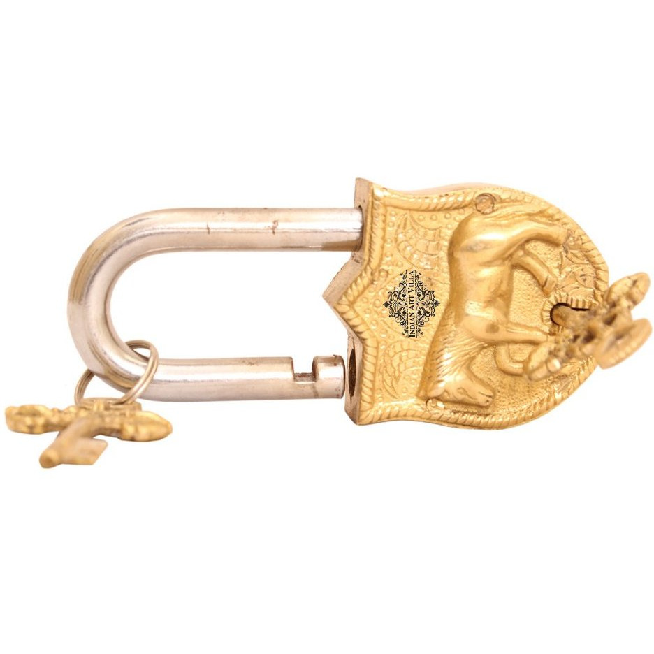 IndianArtVilla Vintage Style Antique Horse Design chatar sword designer with 2 Keys