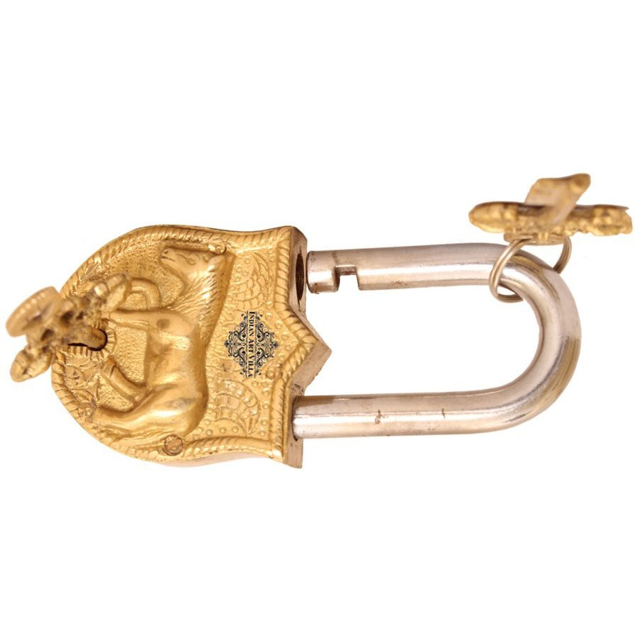 IndianArtVilla Vintage Style Antique Horse Design chatar sword designer with 2 Keys