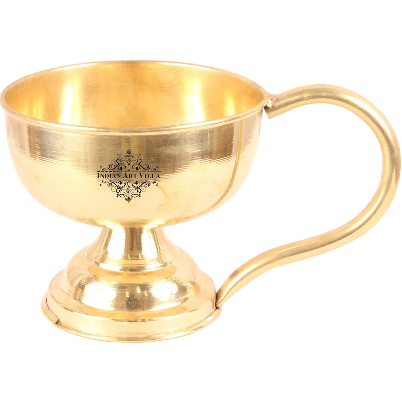IndianArtVilla Brass Designer Diya DeepakAarti Poojan TempleSpiritual Item