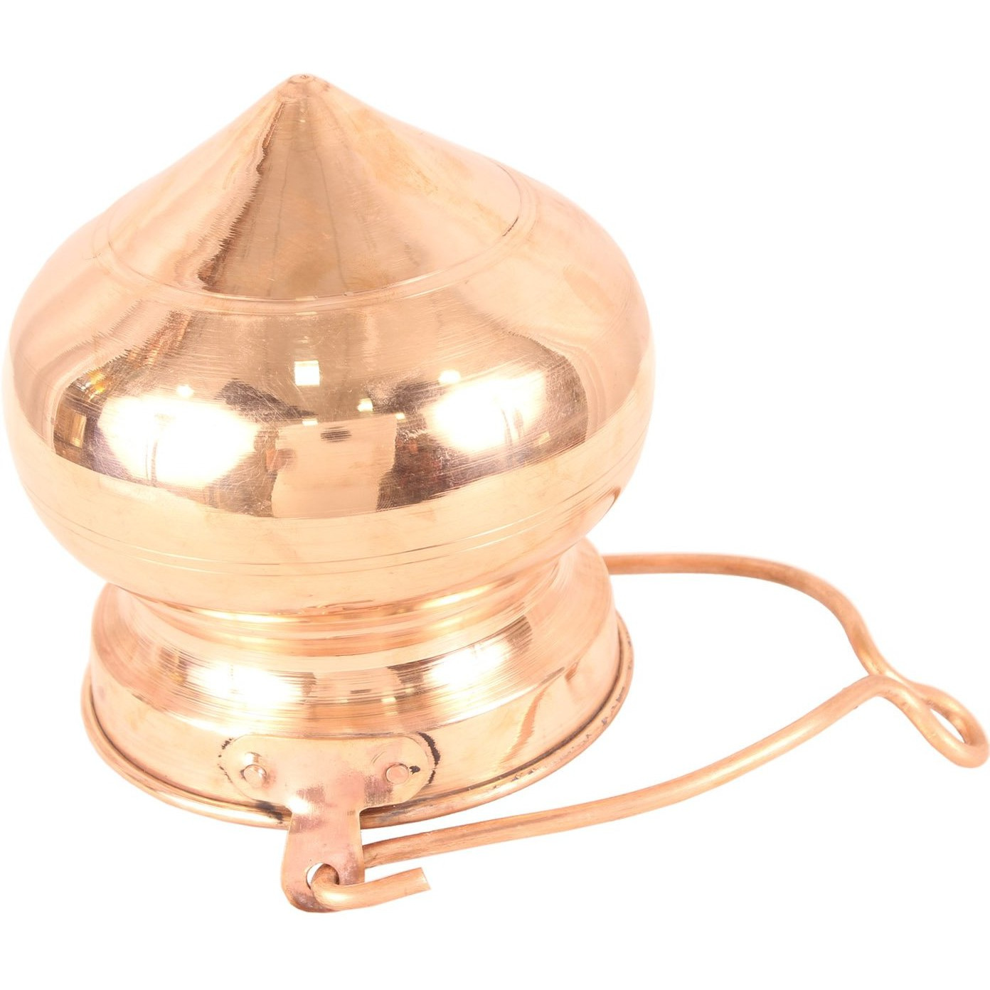 IndianArtVilla Copper Shiv Jal Dhara ContainerShivling Abhishekam33 OZ