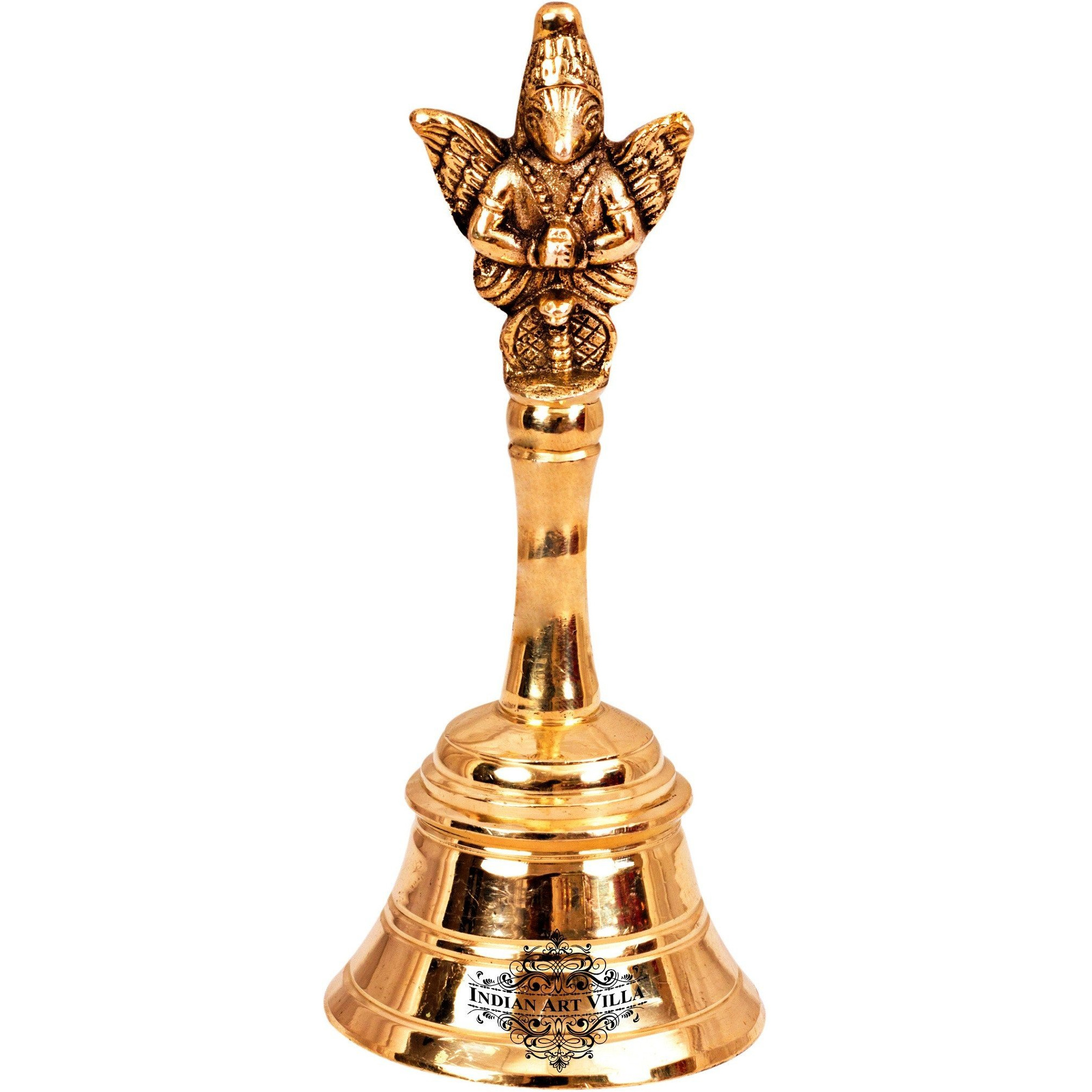 Buy Online IndianArtVilla Handmade Brass Pooja Bell Pooja Arti Temple