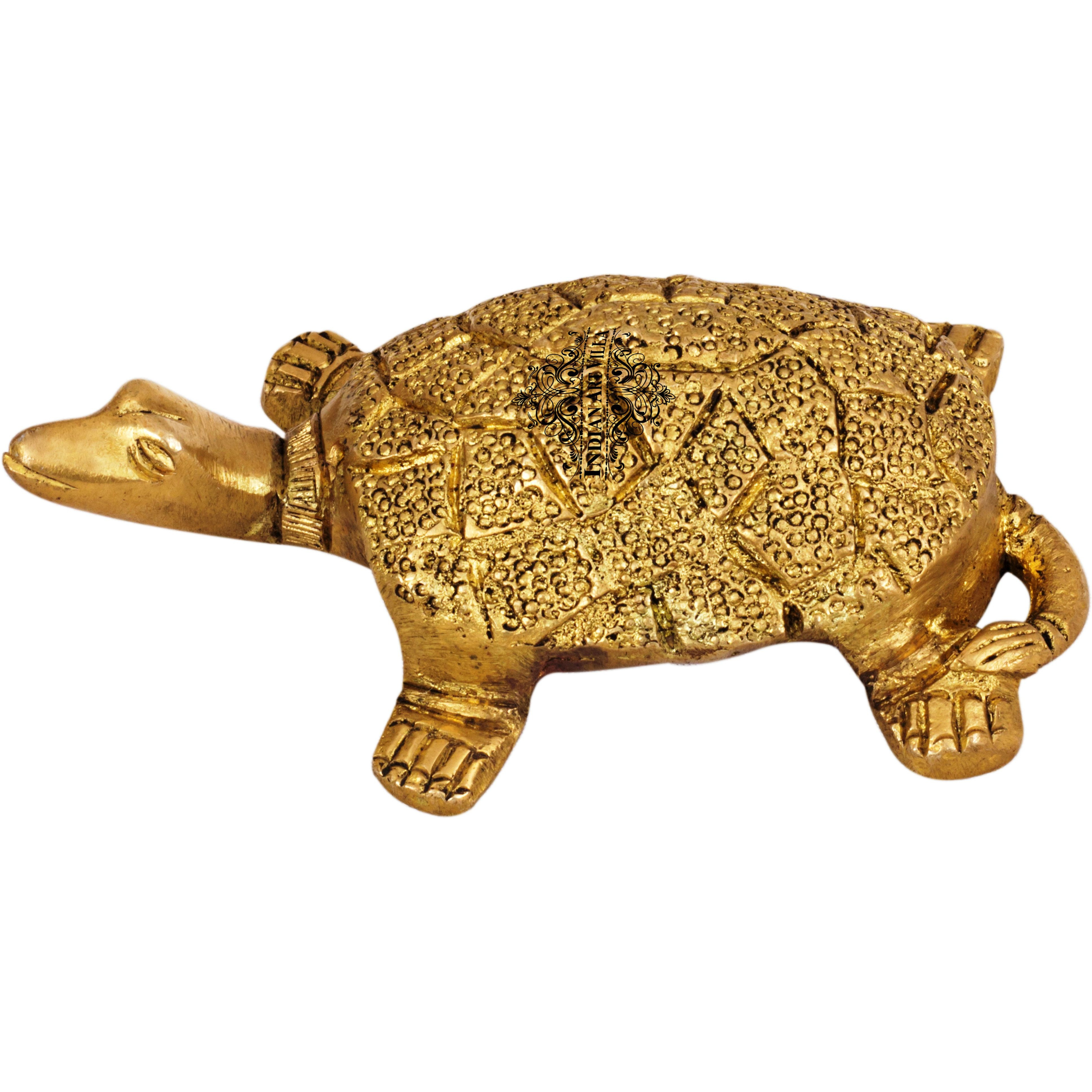 IndianArtVilla Brass Vastu TortoisePositive Energy Increase LifeLength 3.5