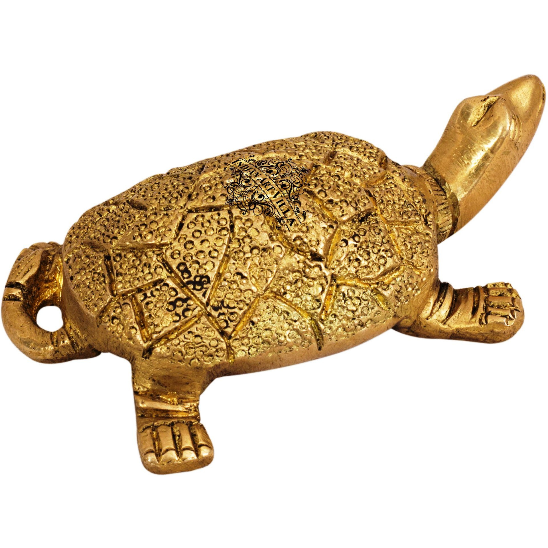 IndianArtVilla Brass Vastu TortoisePositive Energy Increase LifeLength 3.5