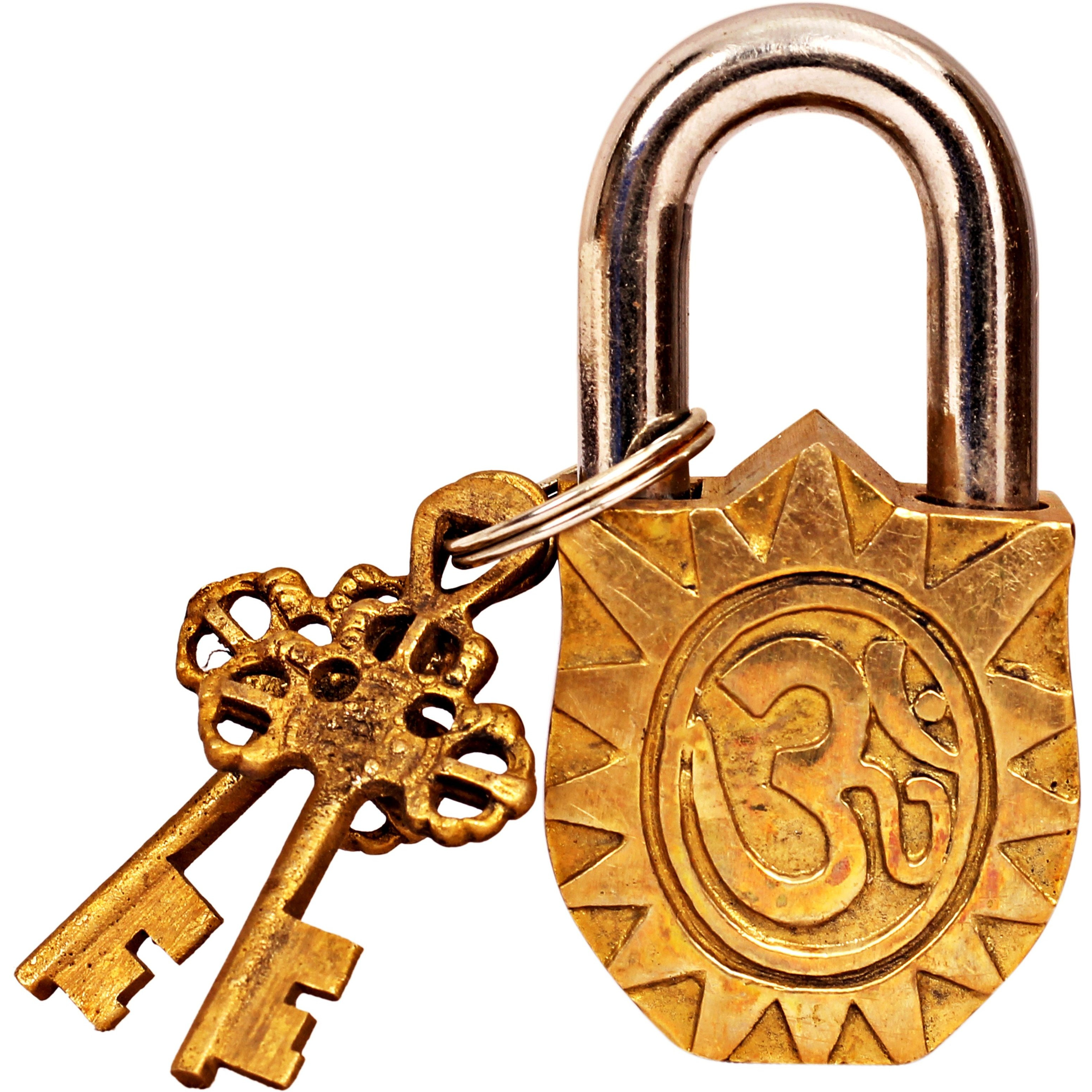IndianArtVilla Handmade Brass Krishna Ji Design chatar sword designerDoor chatar sword designerHeight 3.2