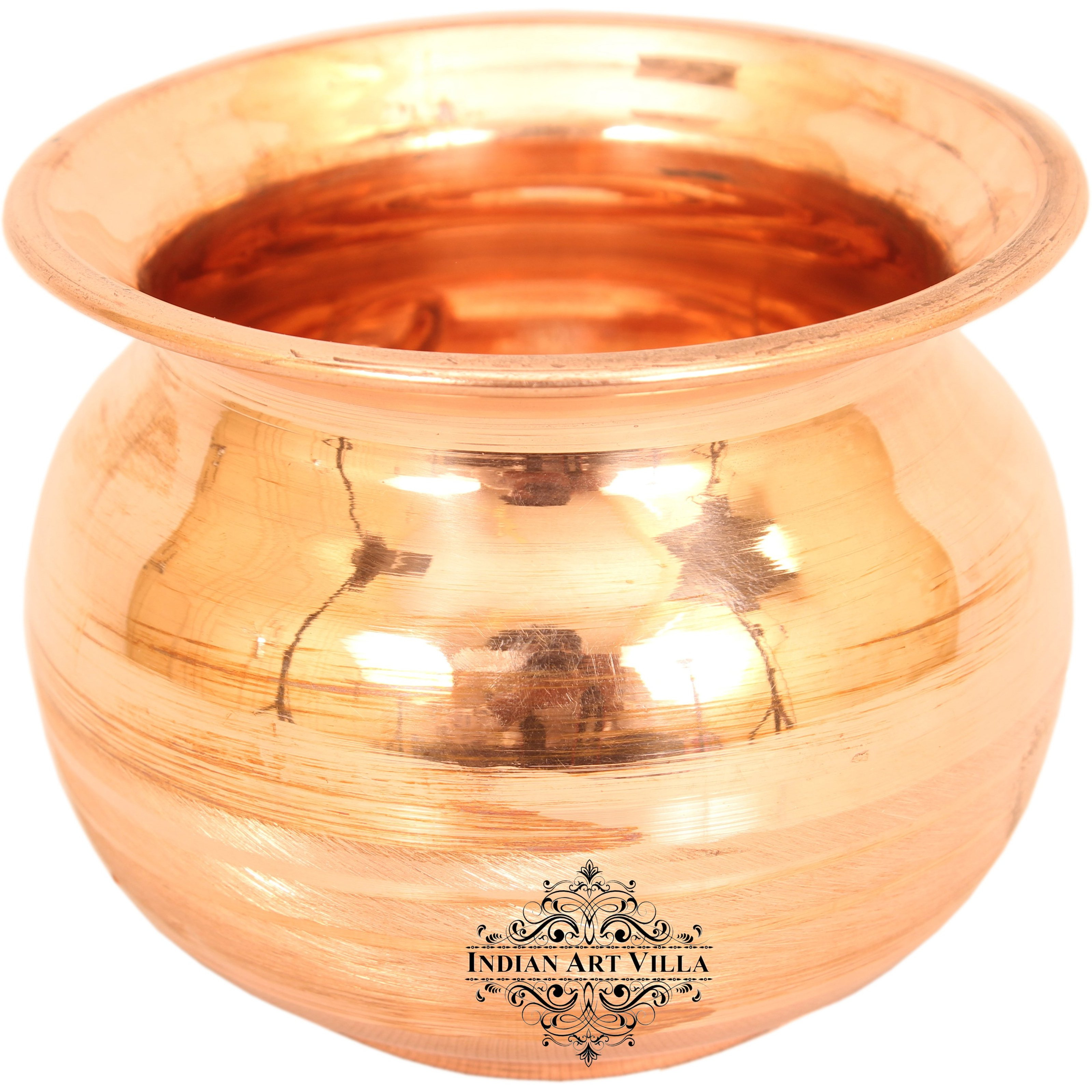 IndianArtVilla Copper Lota Pot|Puja Wedding Purpose| 25Oz