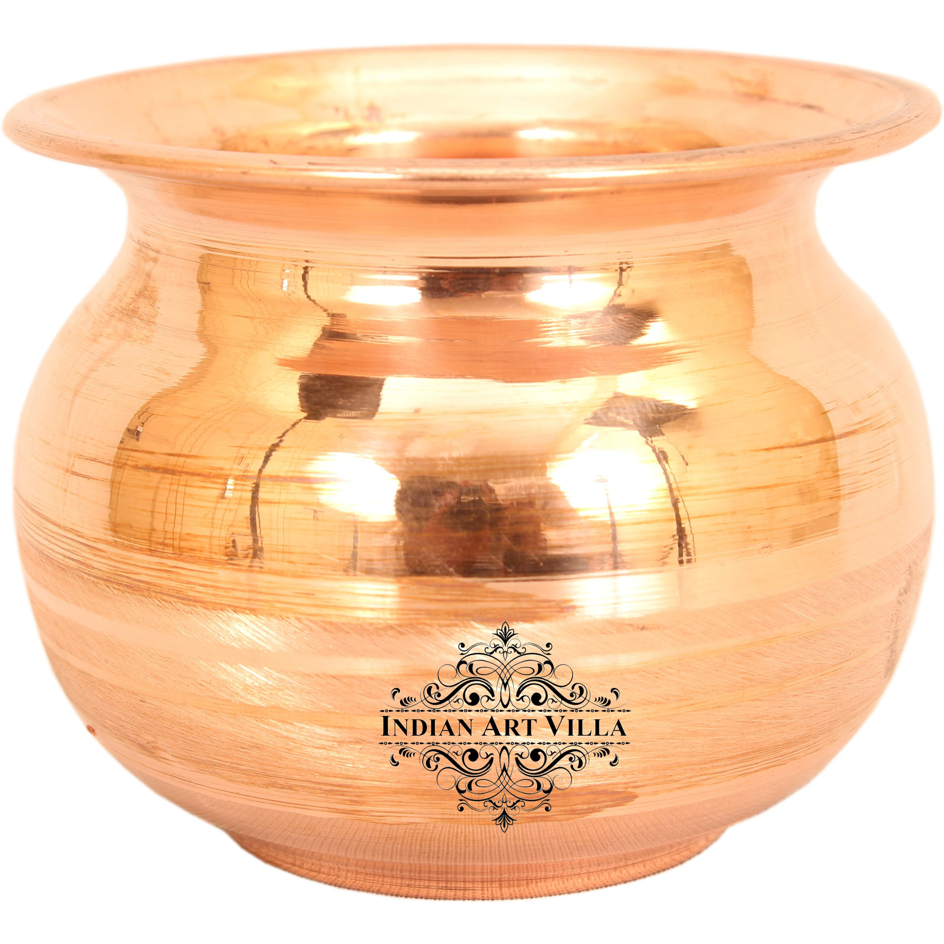 IndianArtVilla Copper Lota Pot|Puja Wedding Purpose| 25Oz