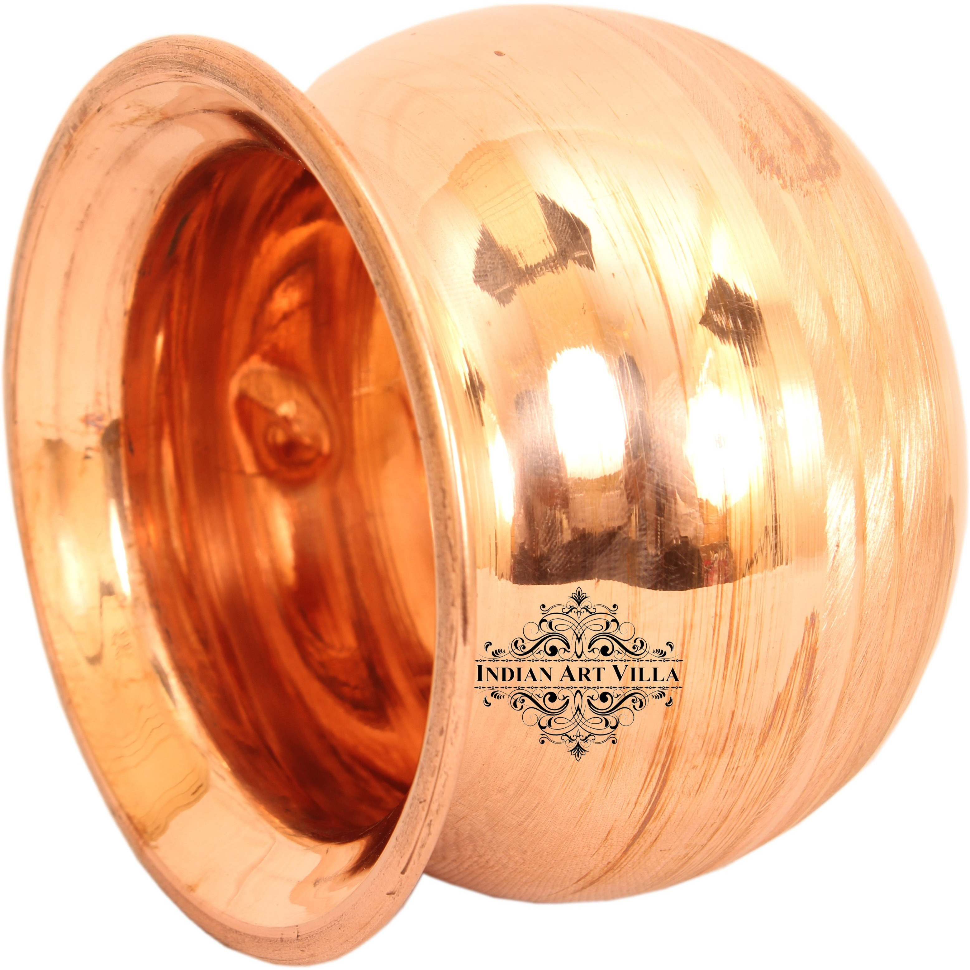 IndianArtVilla Copper Lota Pot|Puja Wedding Purpose| 25Oz