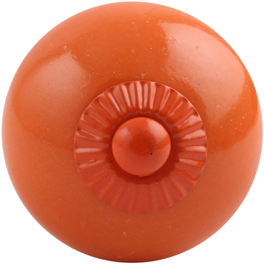 Buy Online Indianshelf Set Of 2 Handmade Ceramic Solid Orange