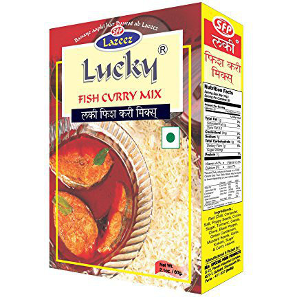 Lucky Fish Curry Mix 2.1oz. (Pack of 5)