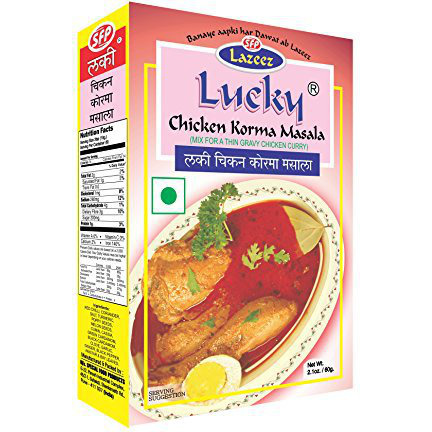 Lucky Chicken Korma Masala 2.1oz.