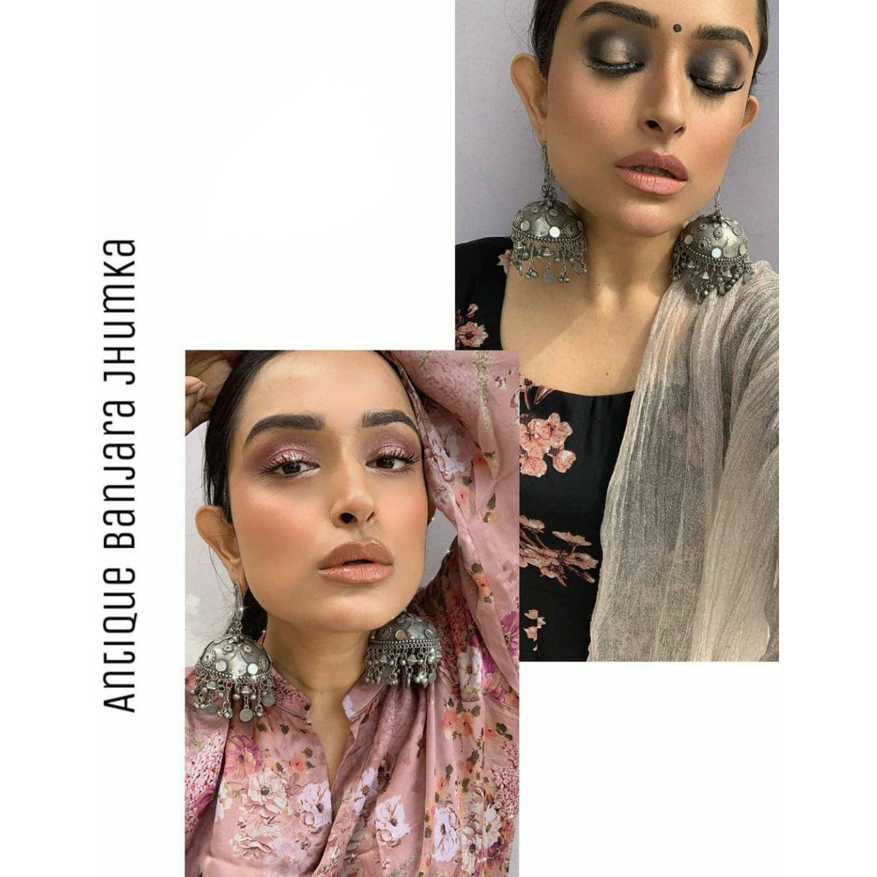 LIMITED EDITION - Big Traditional Jhumka, Elegant, Unique, Indian & Pakistani Jewelry, Party and Casual Wear, Handmade Silver Jhumka Jhumki