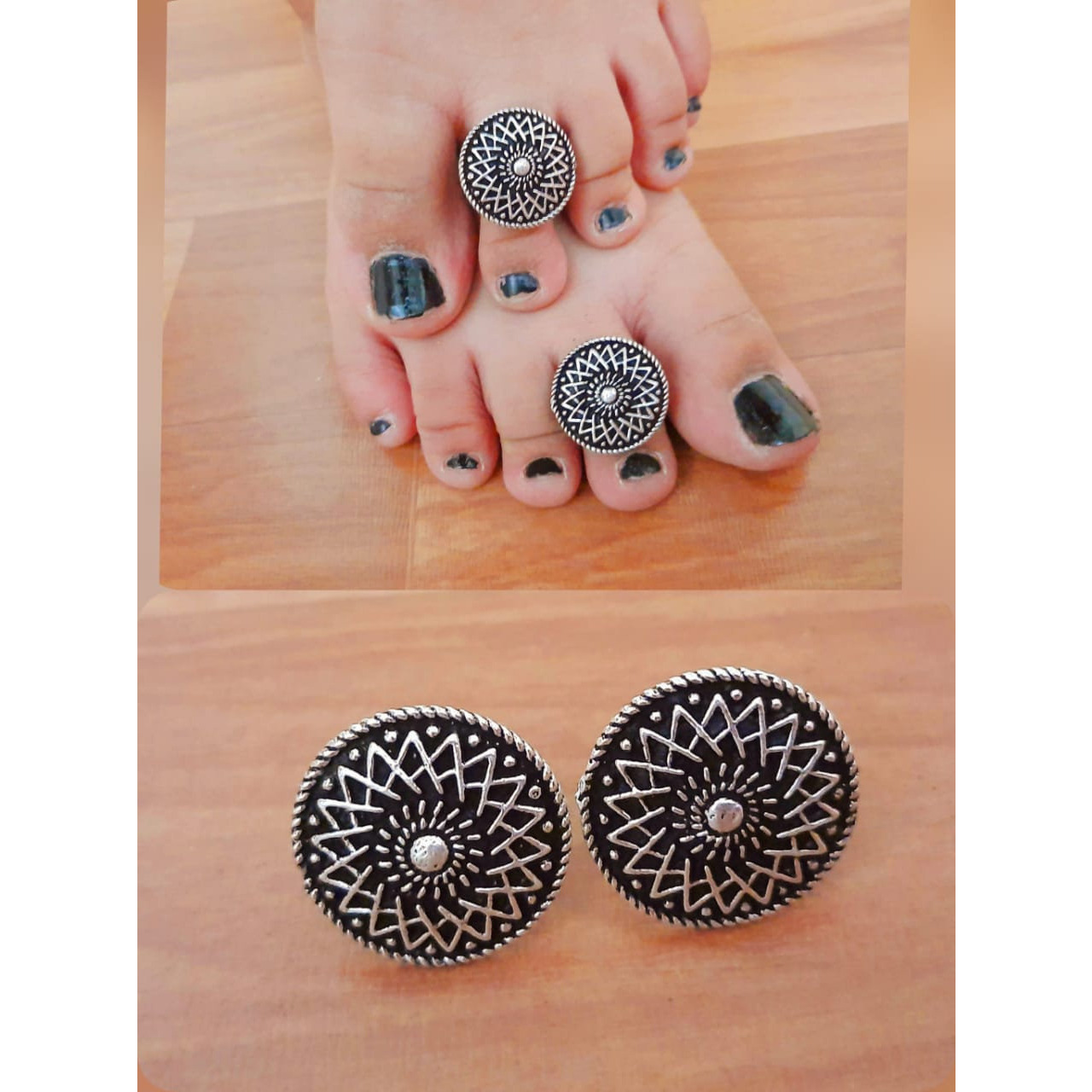 Designer toe Rings, Indian Jewellery, Adjustable Toe ring, Boho Style, Tribal Jewellery, Gifts for her