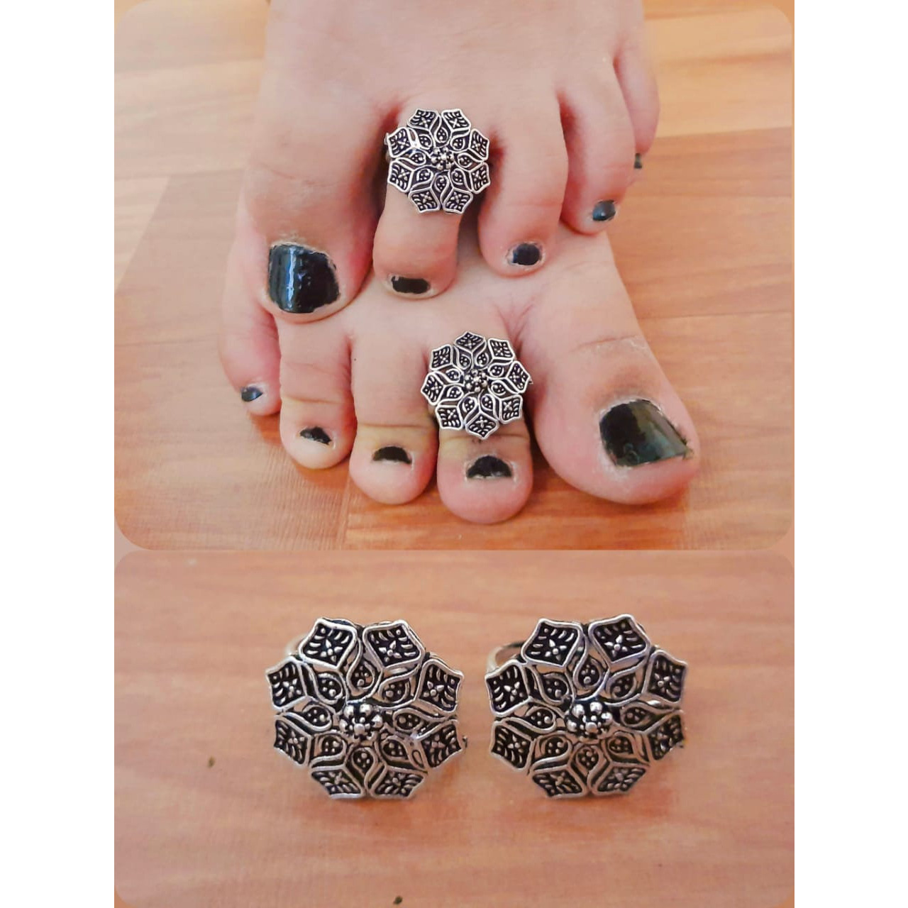Designer toe Rings, Indian Jewellery, Adjustable Toe ring, Boho Style, Tribal Jewellery, Gifts for her
