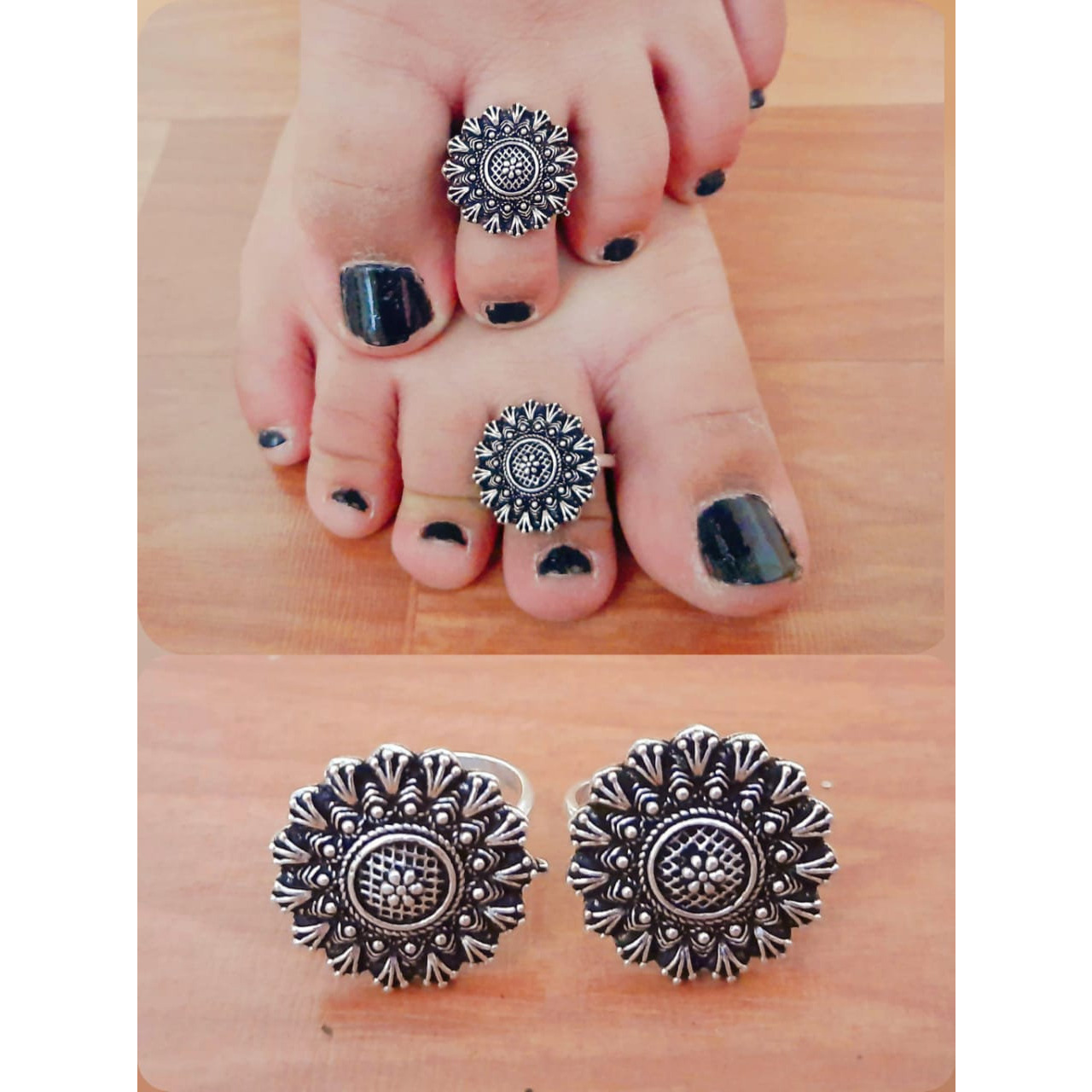 Designer toe Rings, Indian Jewellery, Adjustable Toe ring, Boho Style, Tribal Jewellery, Gifts for her