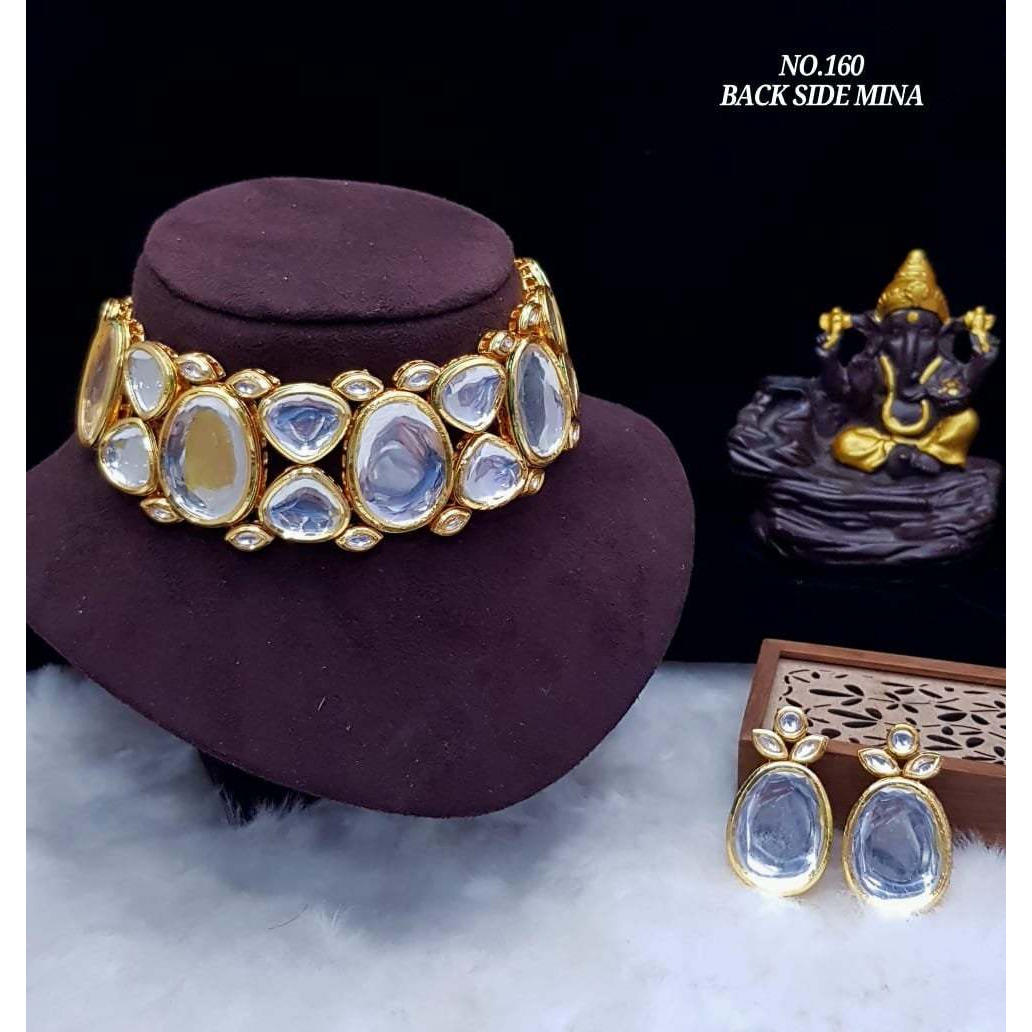 Kundan Choker Set and Earring Indian Jewellery
