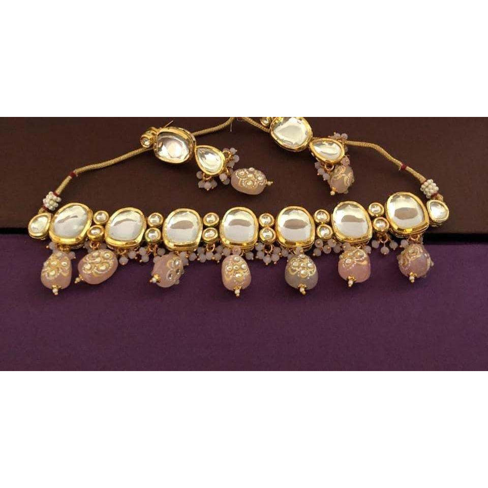 Kundan Choker Set and Earring Indian Jewellery