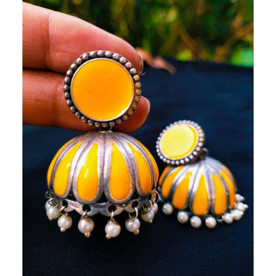 Colorful jhumka earring, premium quality,