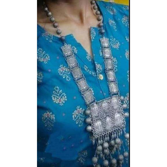 Bohol tribal necklace set, long indian jewellery set, oxidized jewellery, gypsy jewellery, traditional ethnic jewellery, gifts for her