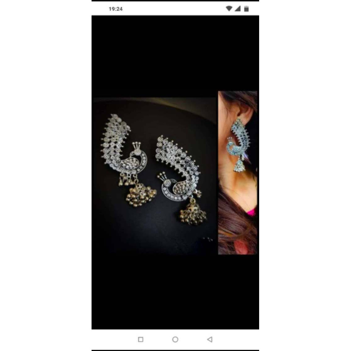 Indian oxidised peacock earrings, silver look earrings, boho hippie earrings, long earrings, jhumka jhumki earrings, traditional ethnic
