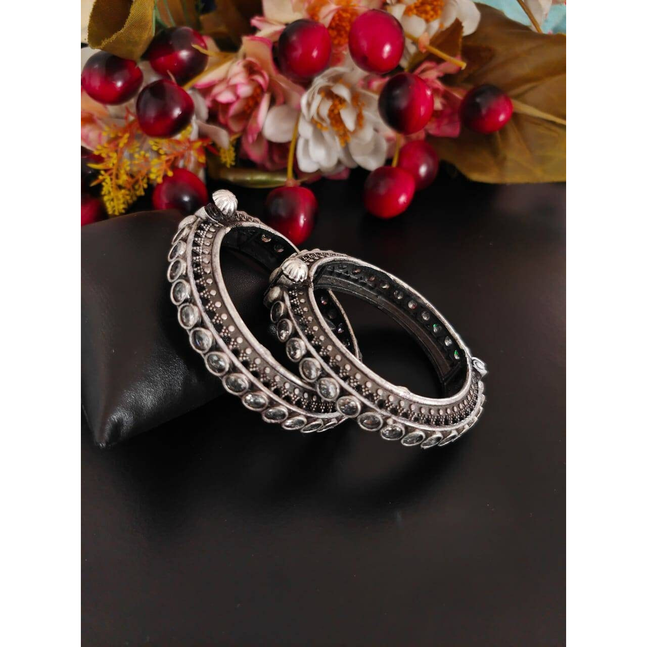 This Exquisite And Elegant Pair Of Earrings Will Add Beauty To Your Ensembles. Pair These Intricate Earrings With Your Outfit To Craft A Precious Look In No Time At All. If You Are Looking For A Earring That Will Turn Heads Then Pair This Earring With Your Attire. Wear It During This Festival Time. Make Your Moment Memorable With This Awesome Range Of Affordable Fashion Jewellery By Vastrabhushan.Premium quality.