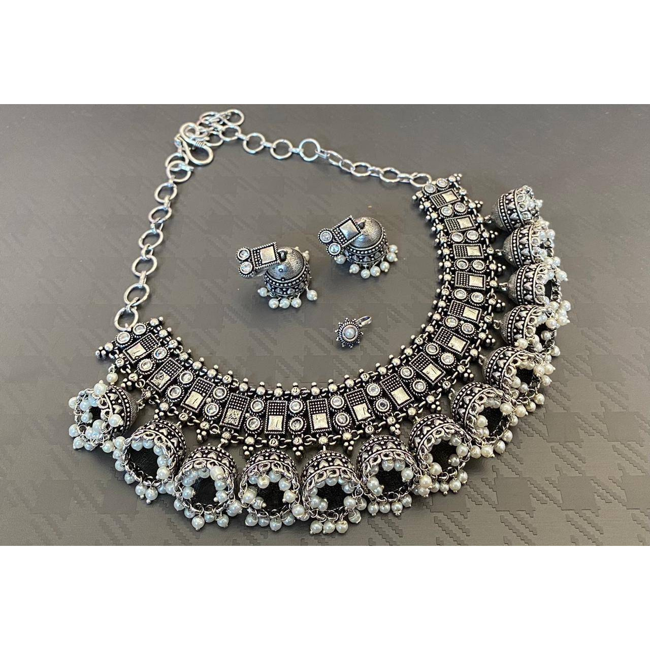 Adorn your beautiful personality with this exquisitely designed and handcrafted multilayer statement necklace in high quality.Pair it up with any formal or semi formal attire and gather compliments at the next event