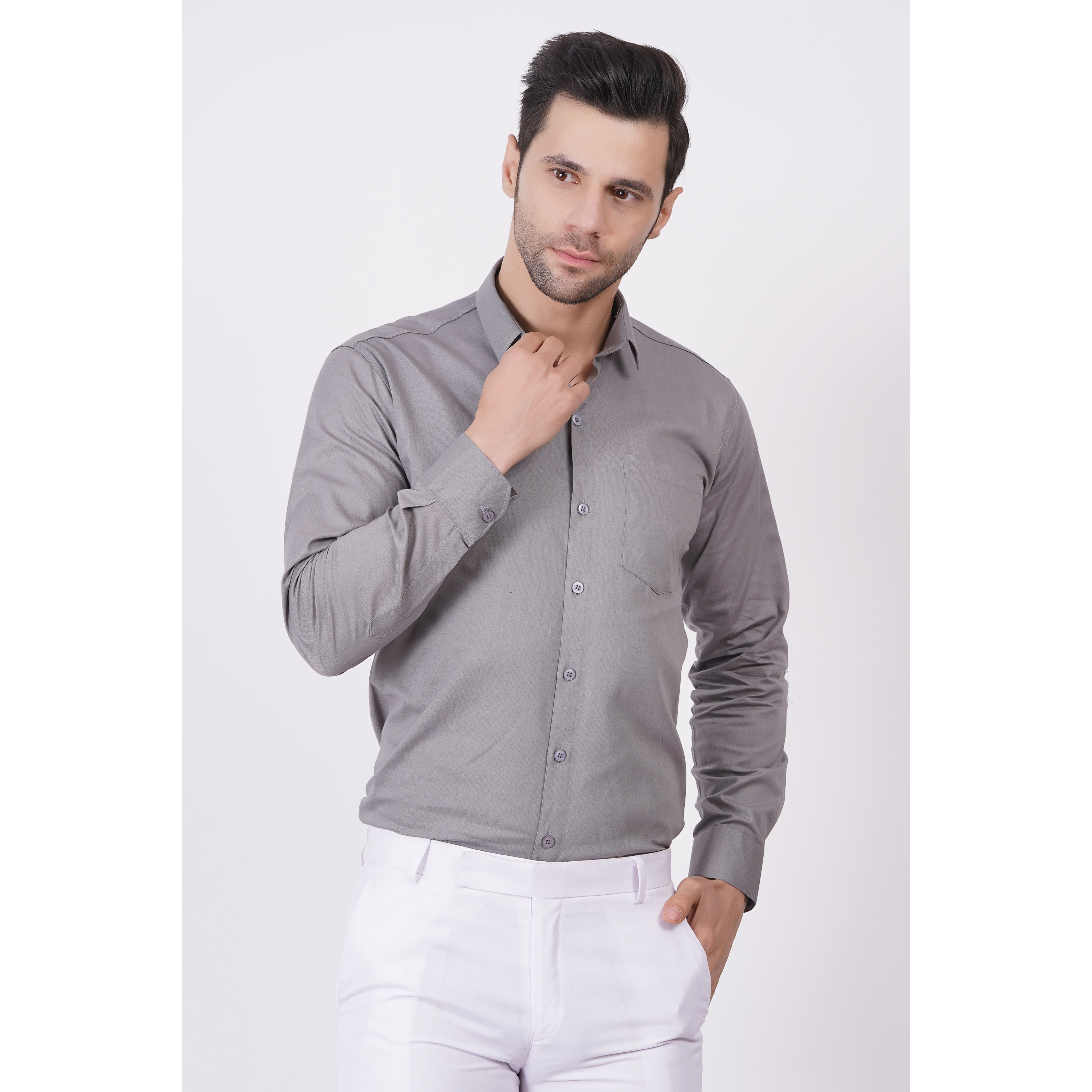 MEN FORMAL OFFICE WEAR  FULL SLEEVE SHIRT