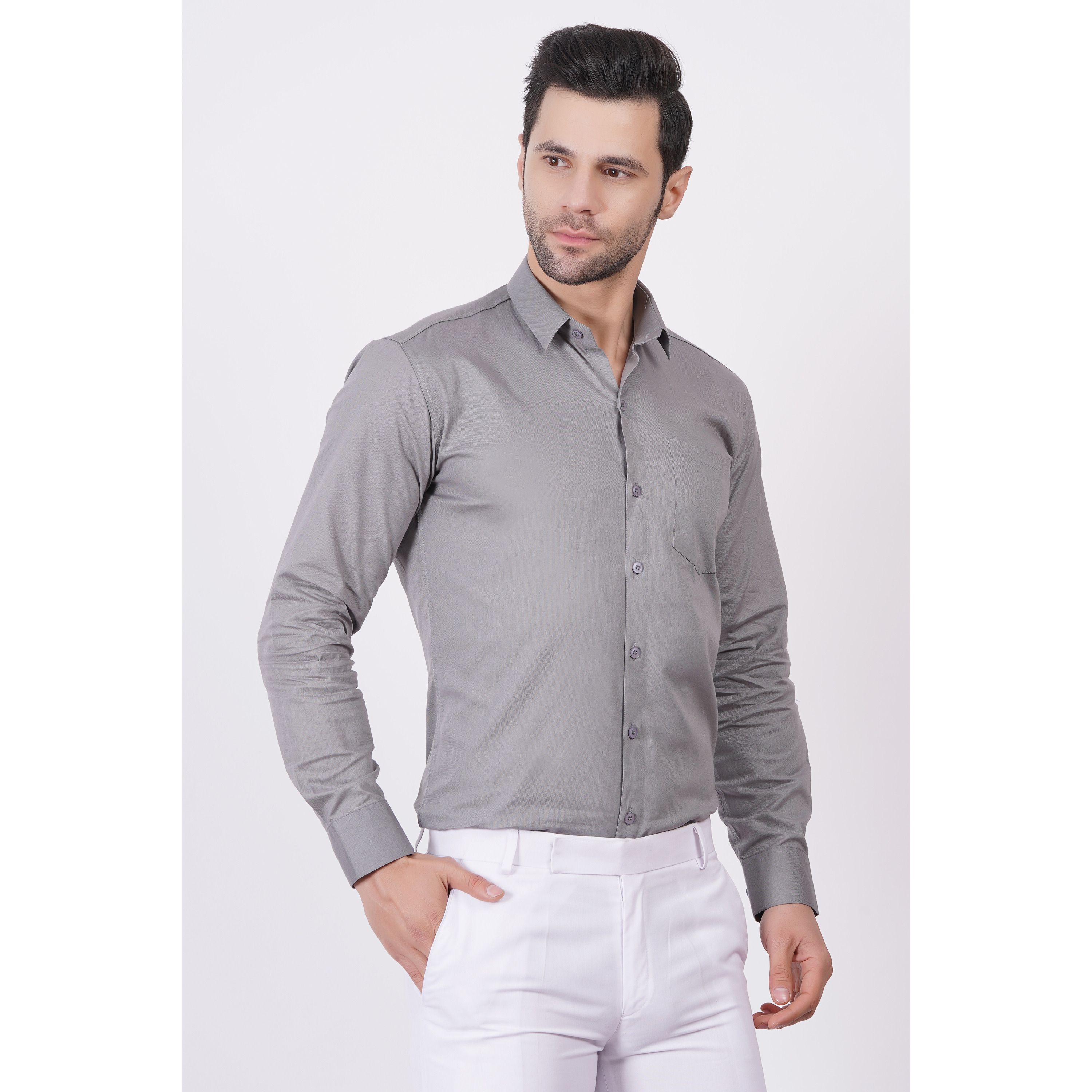 MEN FORMAL OFFICE WEAR  FULL SLEEVE SHIRT