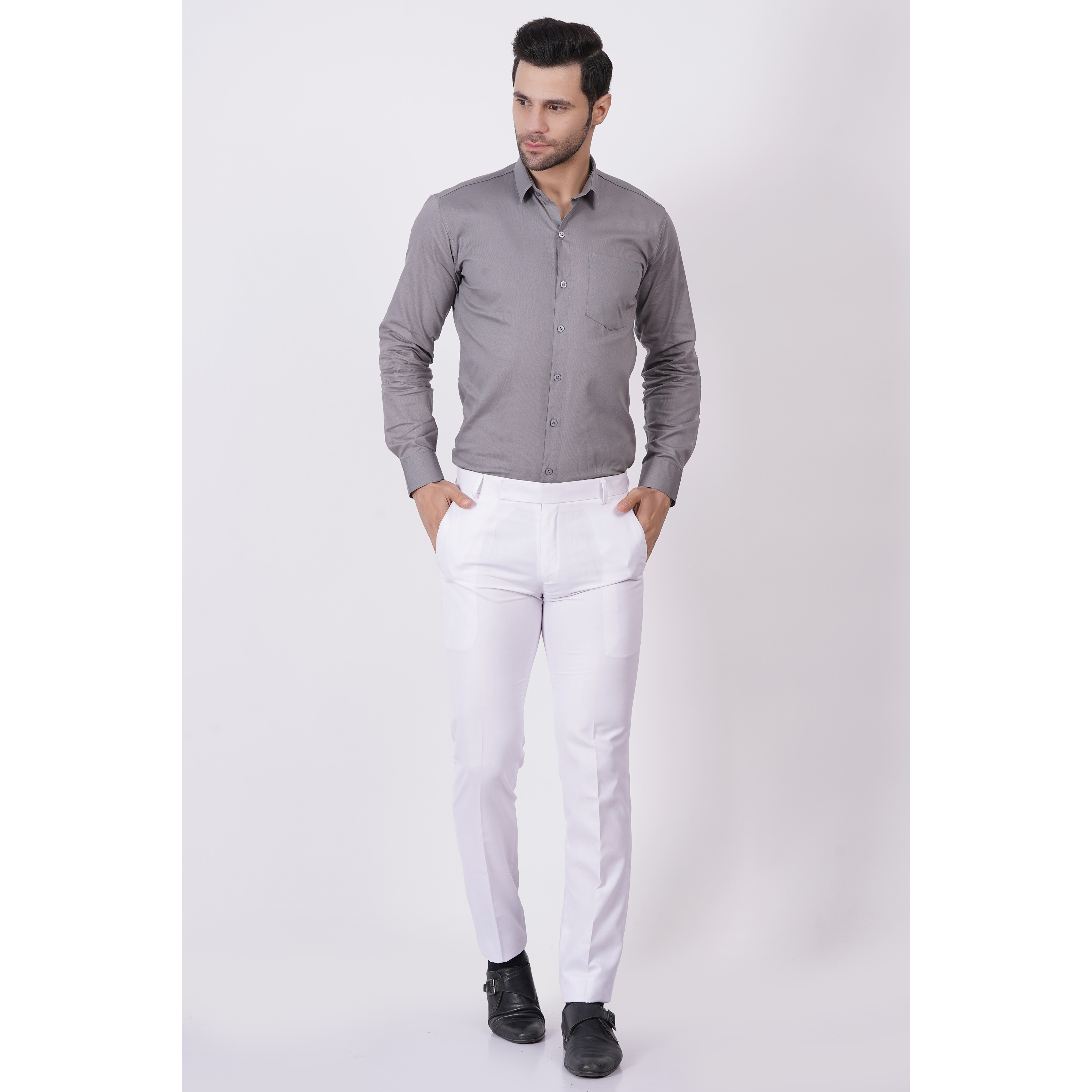 MEN FORMAL OFFICE WEAR  FULL SLEEVE SHIRT