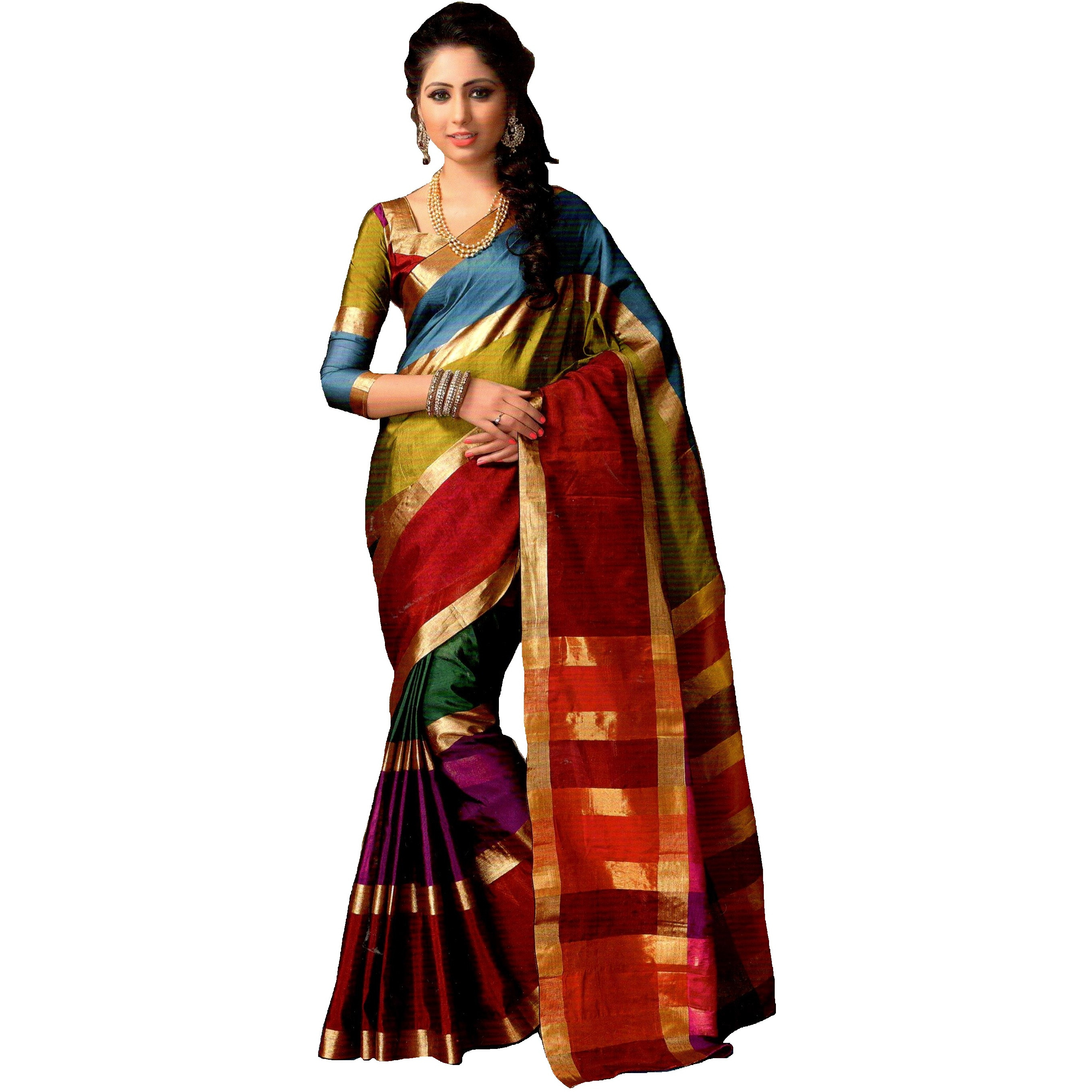 MAHATI silk sarees with blouse