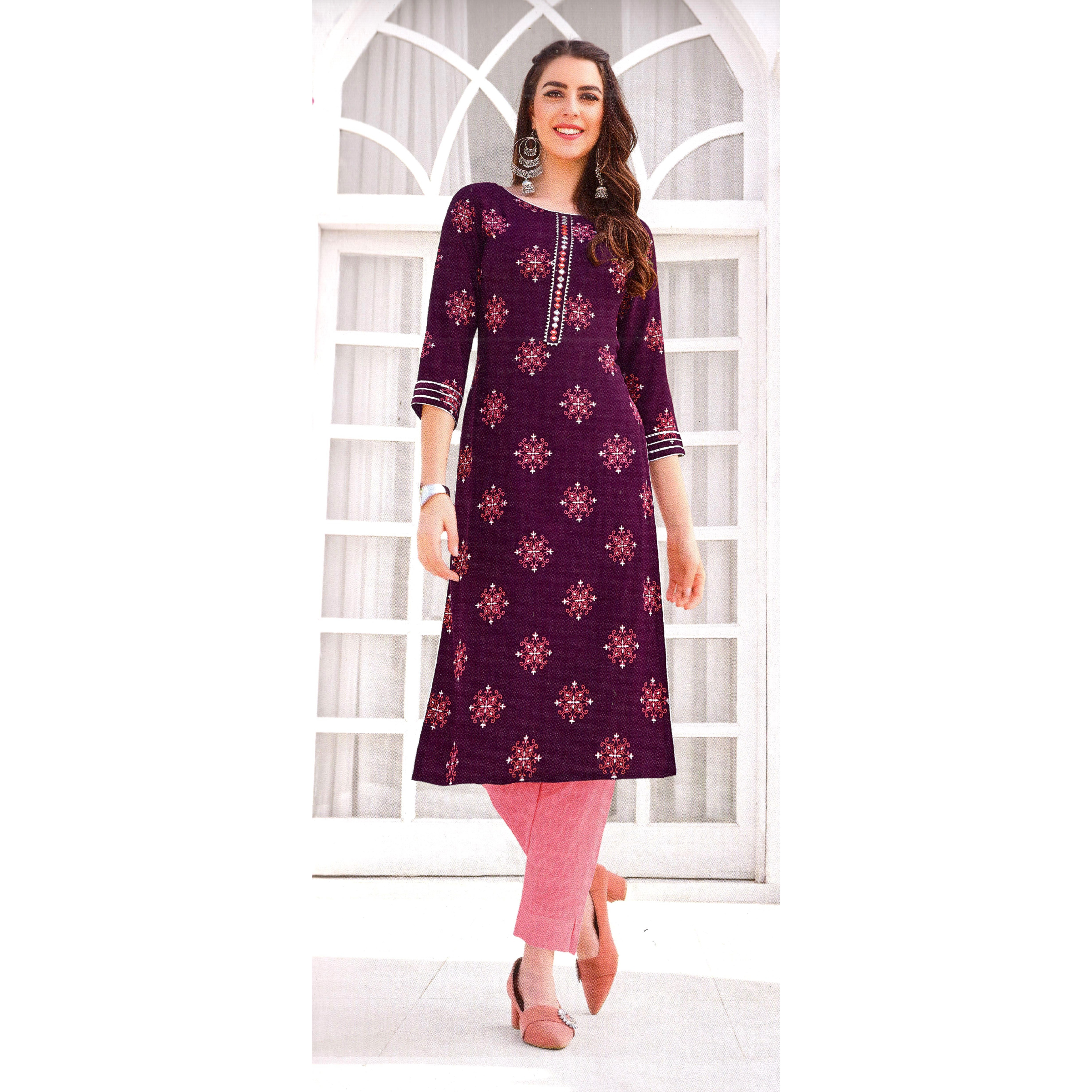 MAHATI Rayon Kurti (Size XL)