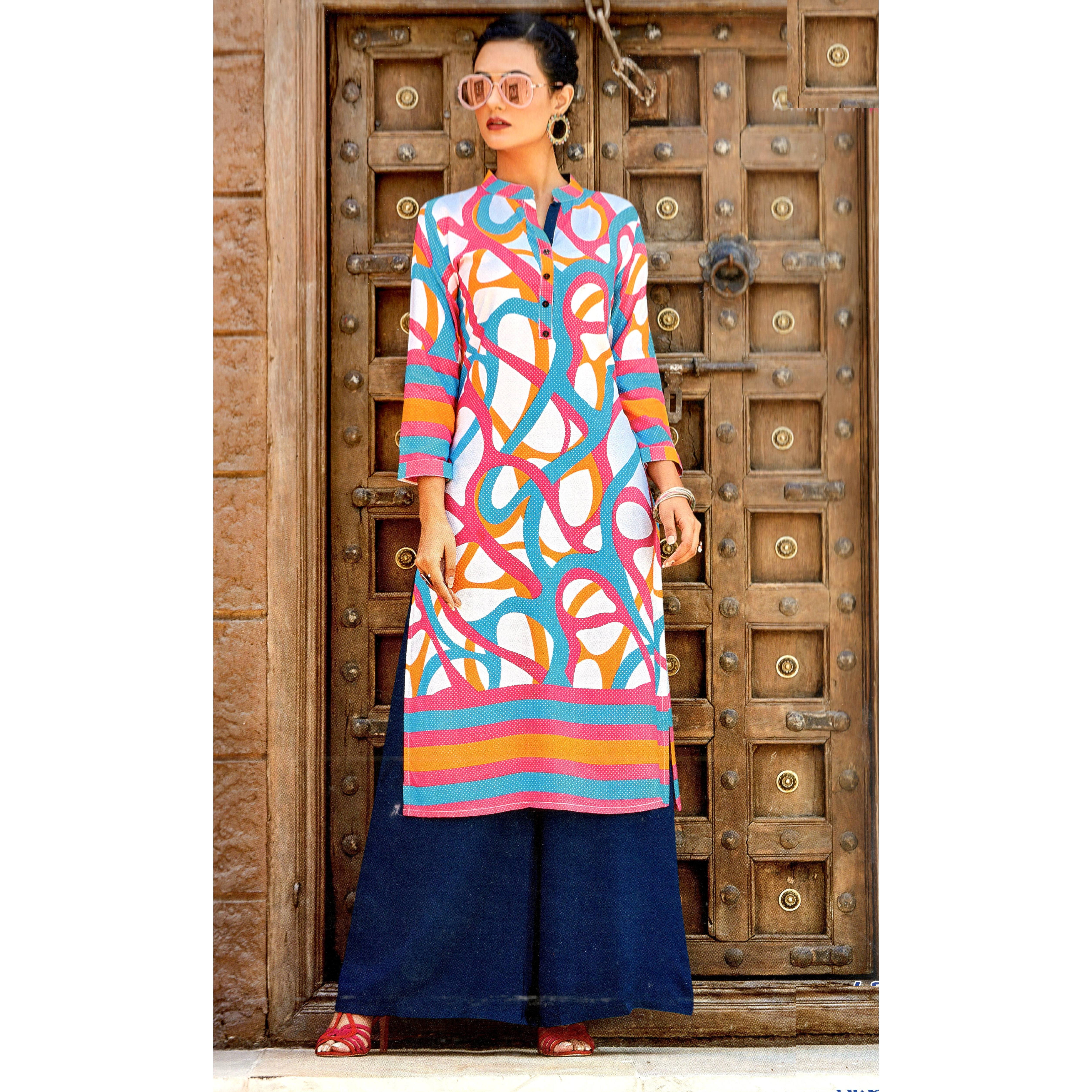 MAHATI Rayon Kurti (Size L)