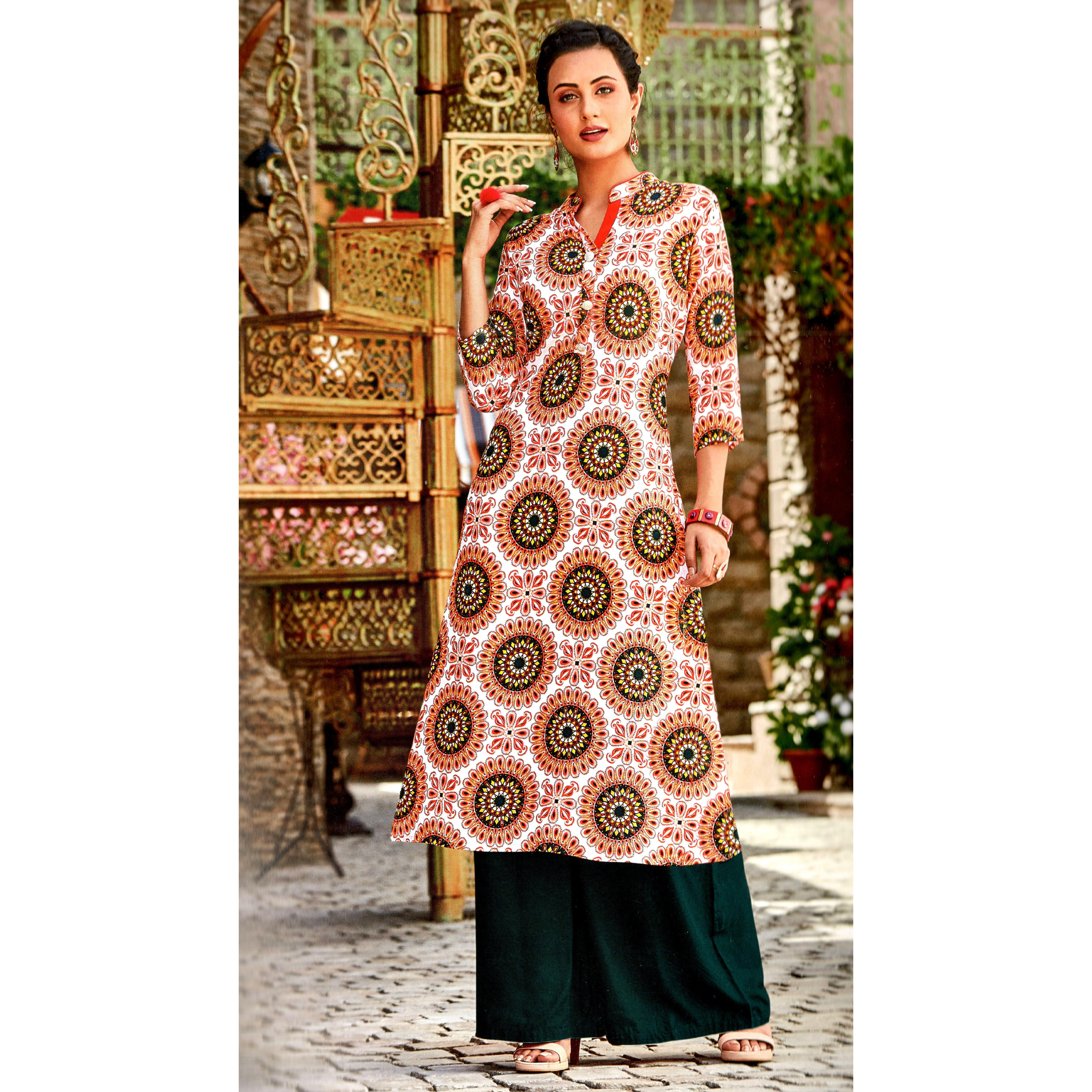 MAHATI Rayon Kurti (Size L)