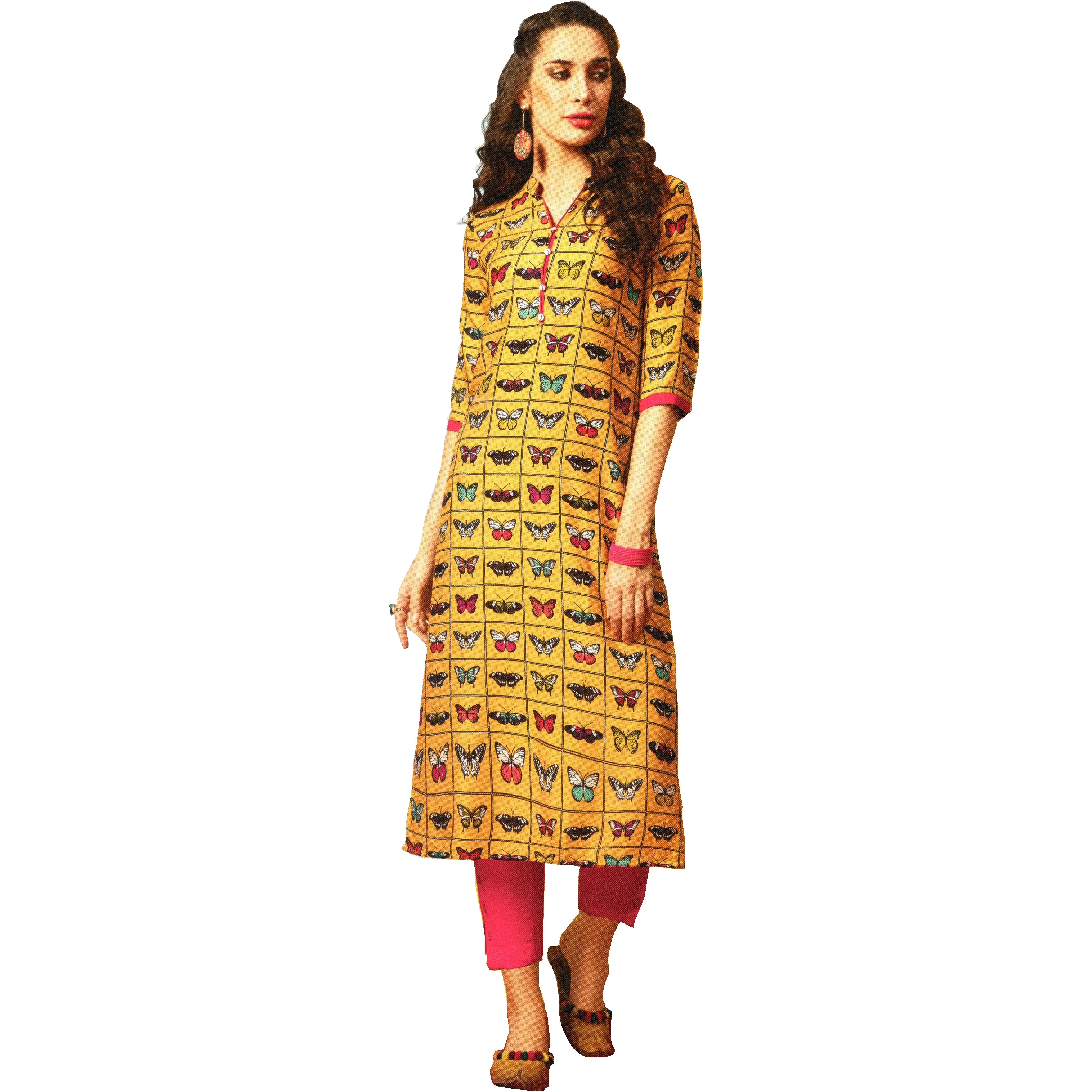 MAHATI Rayon Kurti (Size L)